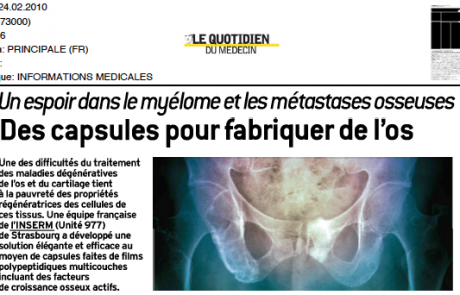 Le Quotidien du Médecin (OJD 73000, 2010)